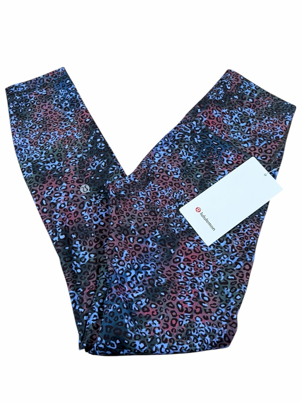 NWT Lululemon Wunder Train High-Rise Tight 25” (Cosmic Leopard Multi) Size 4